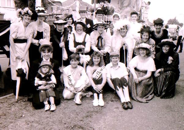 The Interflora team float at Sleaford Carnival 1991. EMN-160718-094022001