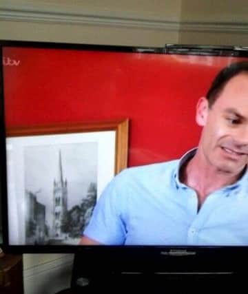 The church picture was spotted on Coronation Street on Monday evening. (Credit: Nez Robinson)