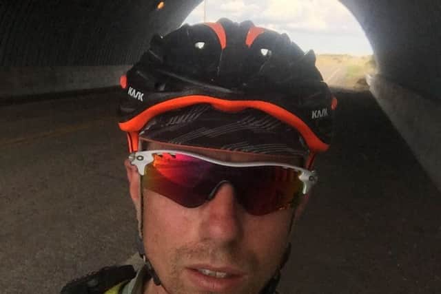 Dan Golob during the Tour Divide