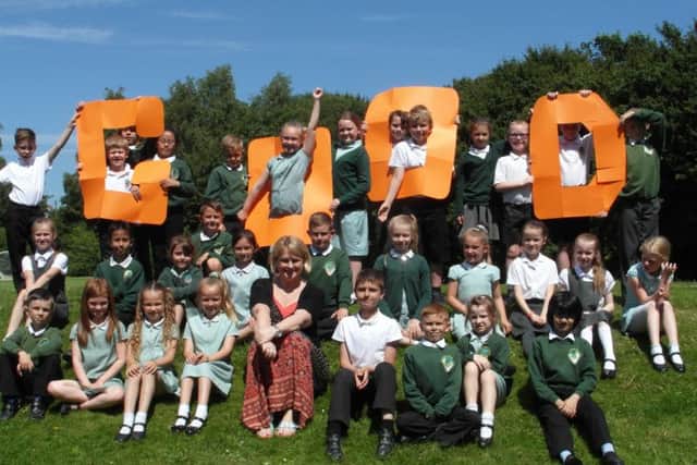 Seathorne Primary School celebrate their Oftsed report