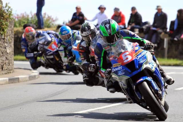 Ivan Lintin on the road at the Isle of Man. Photo: Clare Freestone