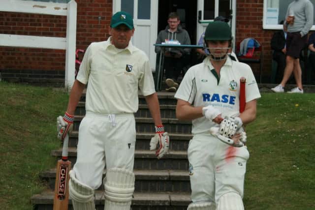 Openers Jason New (left) and Will Bradford gave Rasens innings a healthy start EMN-160718-114829002