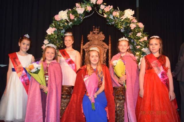 Skegness Carnival Rosebud, Princess and Queen are selected. Photo: Barry Robinson.