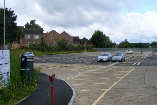 Barely used - Grantham Road car park last Thursday morning. EMN-160719-105150001