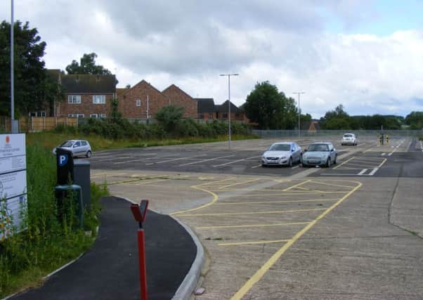 Barely used - Grantham Road car park last Thursday morning. EMN-160719-105150001