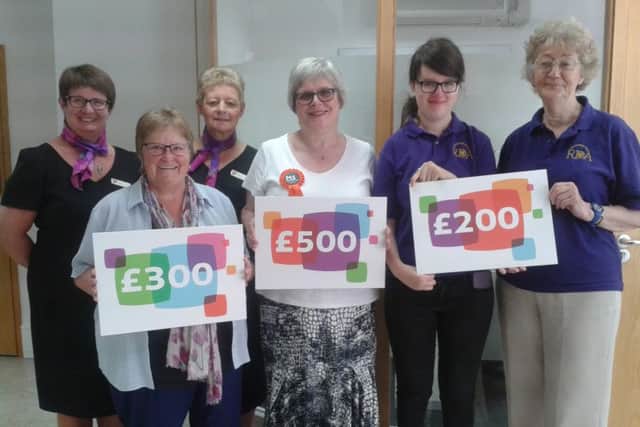 A number of charity cheques were recently presented to Louth based causes by the Norwich and Peterborough Building Society.