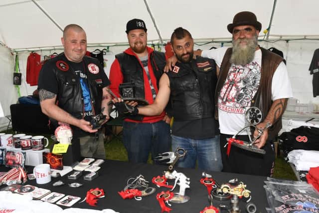 Bullfrog Bash at Sleaford Rugby Club. L-R Adam Sewell, Todd Meynell, Shaun Late, Brent Usher. EMN-160722-113848001