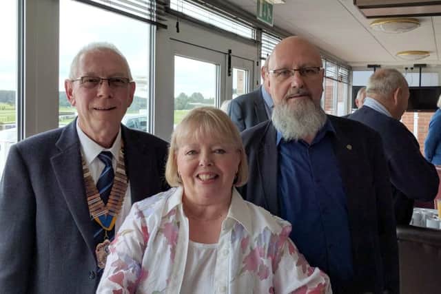 Actress Sue Hodge at Market Rasen Rotary Club EMN-160722-090844001
