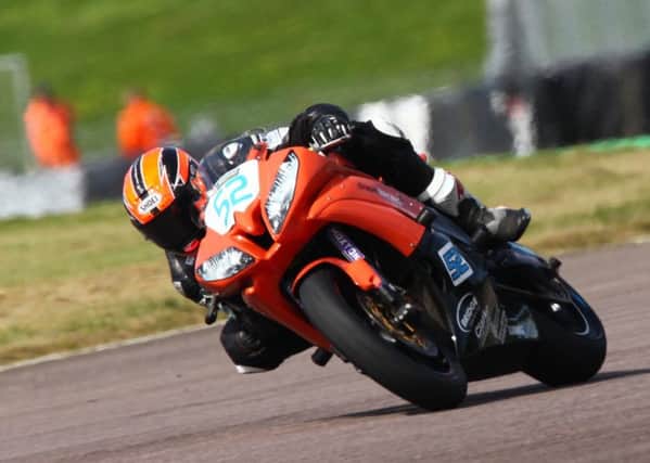 Tommy Philp on track at Thruxton. Photo: Dave Yeomans