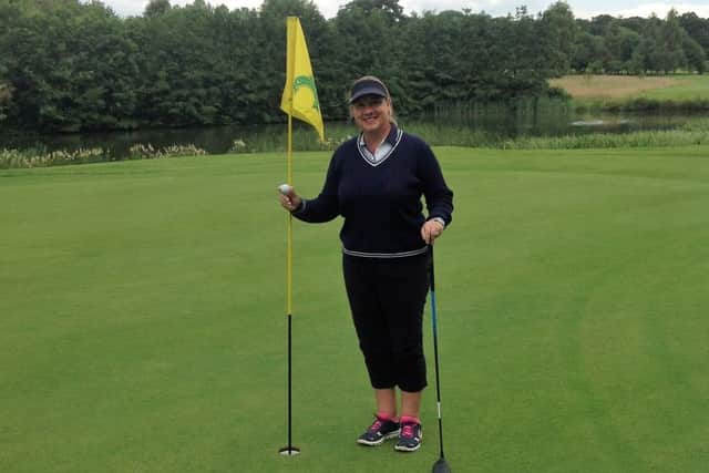 Tracey Stobart fired an ace during the Ping qualifier EMN-160725-164943002