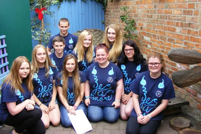 The NCS team have been busy tidying up the Children's Centre in Sleaford. EMN-160726-115316001