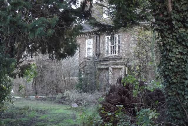 The derelict Heckington Manor. Owner Dr Mostafa Morsy is warning people to keep away due to its dangerous state. EMN-160728-123936001