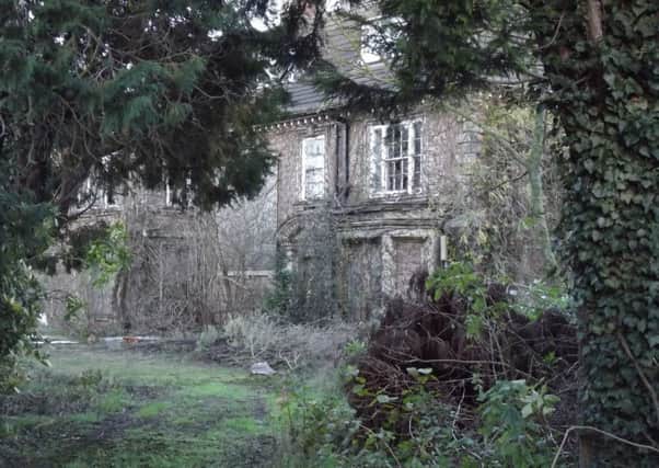 The derelict Heckington Manor. Owner Dr Mostafa Morsy is warning people to keep away due to its dangerous state. EMN-160728-123936001