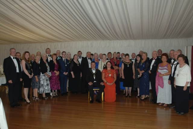 Members of the Town Council and Civic representatives from across the County joined the Mayor, Coun John Matthews and Mayoress, Jayne Matthews to support their Charity Civic Dinner EMN-160408-153738001