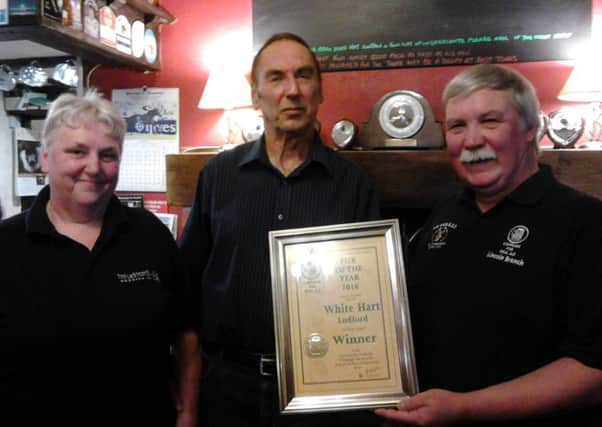 The White Hart Inn, Ludford, has come out top of the best regional pubs of Lincolnshire in the Campaign for Real Ale, Pub of the Year Competion 2016. EMN-160508-074228001