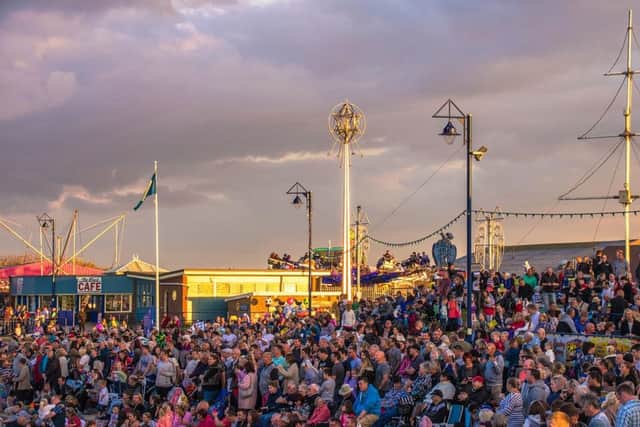 The crowds flocked to see the Mablethorpe illuminations in their thousands.