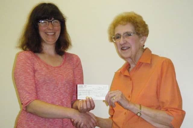 Woodhall Spa cheque presentation EMN-161108-131754001