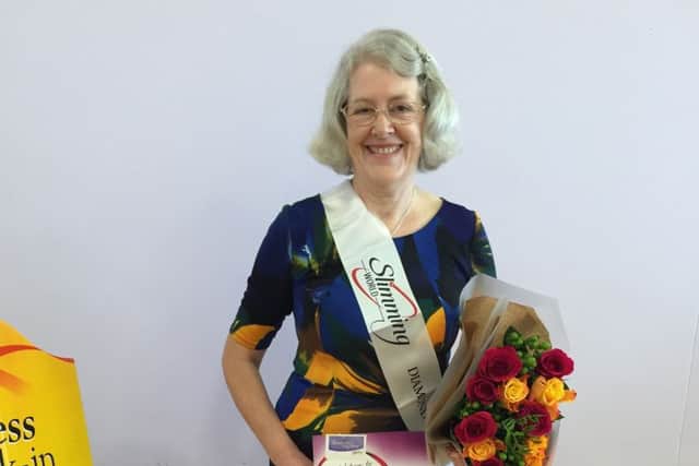 Louth slimmer Kathy Hart has recently received the diamond award.
