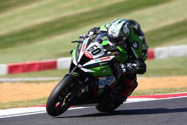 Peter Hickman on track at Brands Hatch. Photo: Dave Yeomans