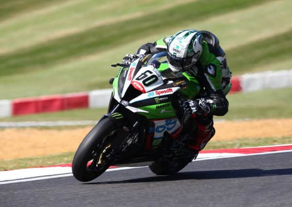Peter Hickman on track at Brands Hatch. Photo: Dave Yeomans