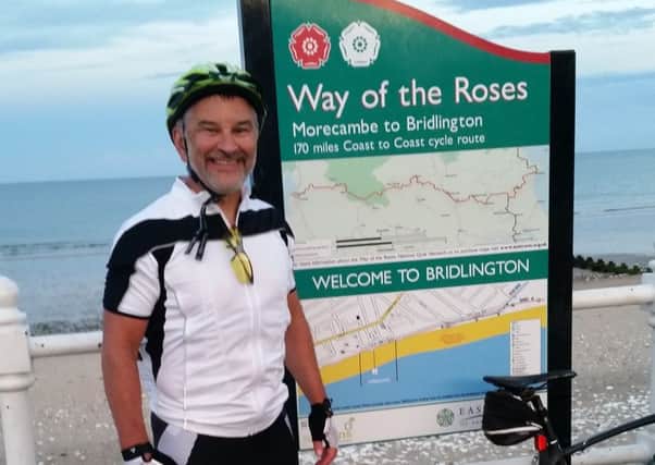 Alan Nesbitt recently completed his charity ride.