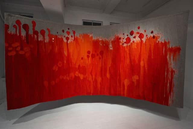 Seeing red as work by Japenese artist Miaso Watanabe is showcased at NCCD exhibition in October