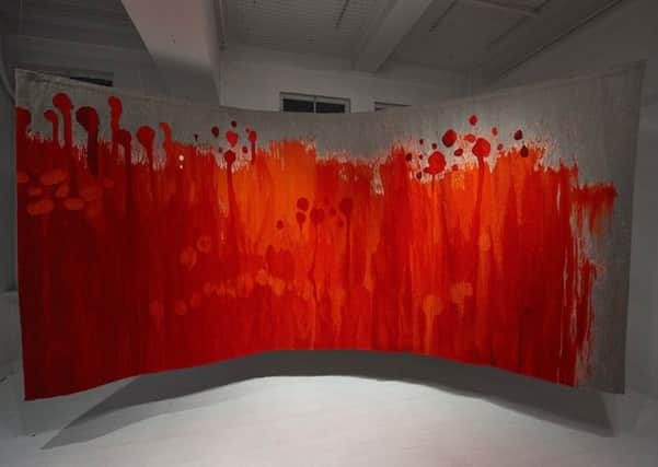 Seeing red as work by Japenese artist Miaso Watanabe is showcased at NCCD exhibition in October