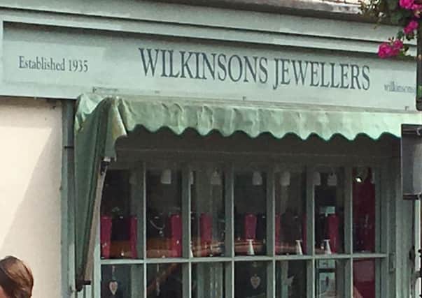 Wilkinsons Jewellers in Sleaford.