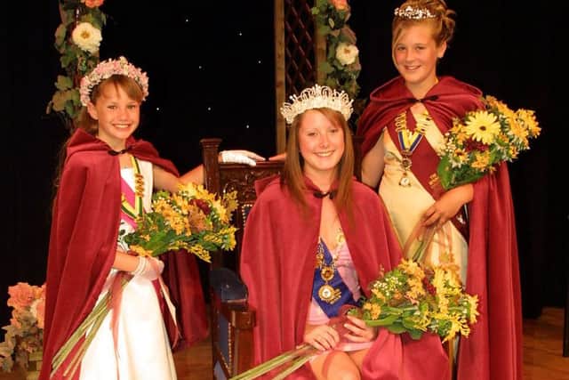Picture from the Skegness Carnival queen, princess and rosebud competitions July 2003.