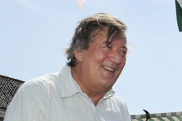 Actor, writer and  presenter Stephen Fry was born on August 24, 1957.