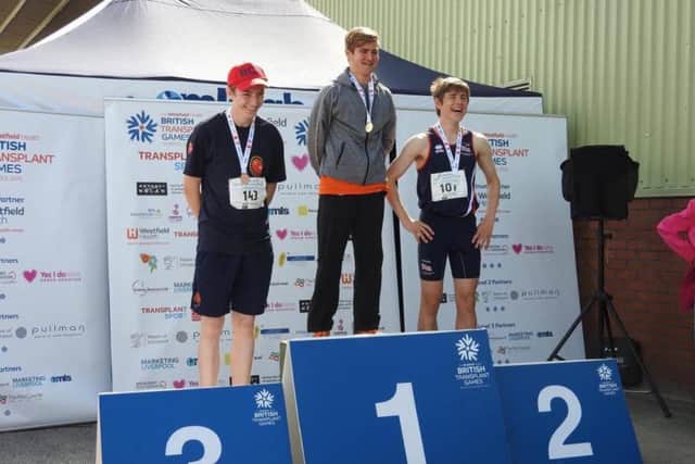 Declan takes Gold at the Transplant Games