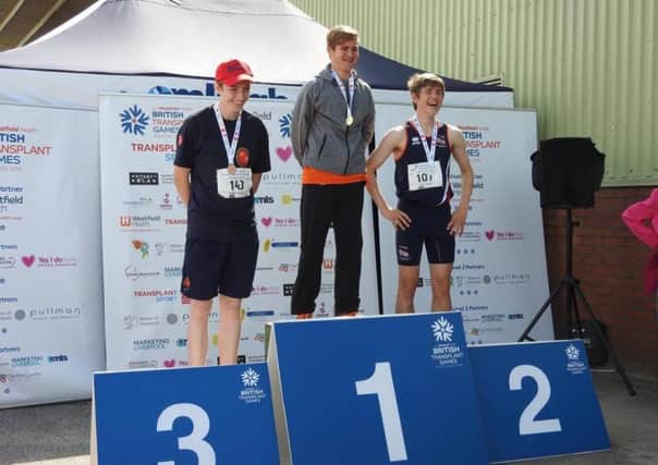 Declan takes Gold at the Transplant Games