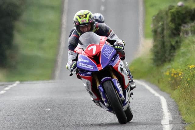 Gary Johnson in action in Northern Ireland EMN-160815-124701002