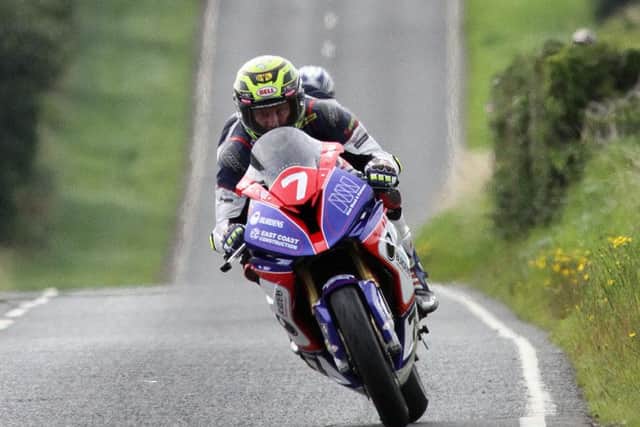Gary Johnson in action in Northern Ireland EMN-160815-124701002