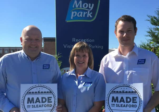 Staff from Moy Park, one of the firms set to support Made in Sleaford. EMN-160817-165845001