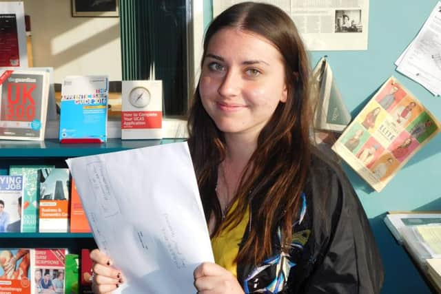 Anna Albuixech of Carre's Grammar School (A, B, C) is set to do modern foreign languages at Sheffield University. EMN-160818-115955001