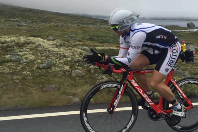 Steve Clark in the second phase of the Nordic test EMN-160818-160657002