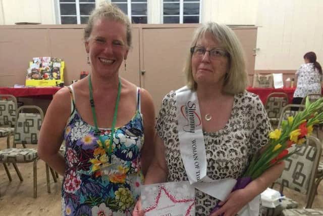 Slimming World member Sue Wood, after her weight loss. EMN-160829-143312001