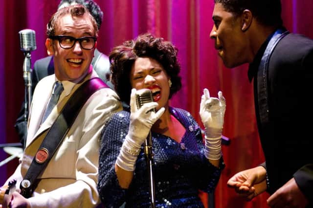 Buddy Holly played by alternating actor Glen Joseph and cast of The Buddy Holly Show. KJohnnyW Photography