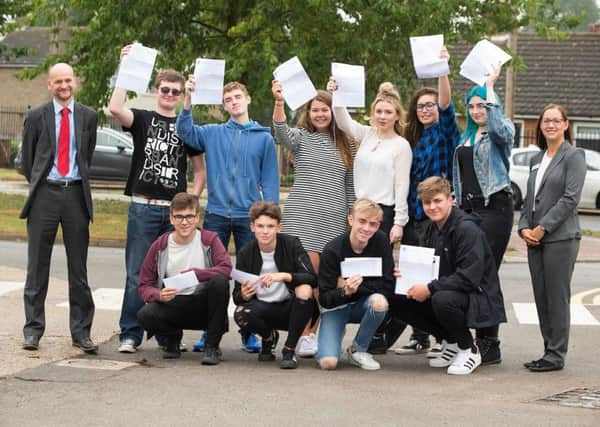 Somercotes Academy GCSE Results Day.