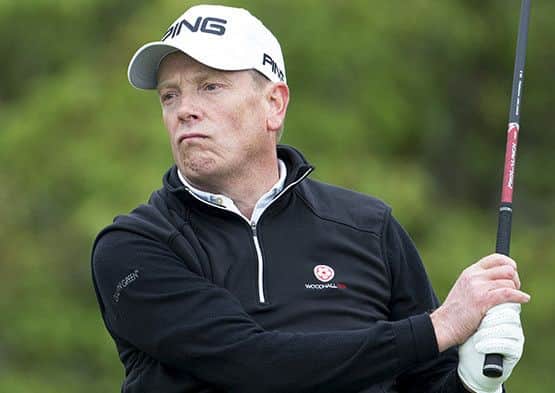 Richard Latham at this year's English Senior Men's Open Amateur Championship. Photo: Leaderboard Photography