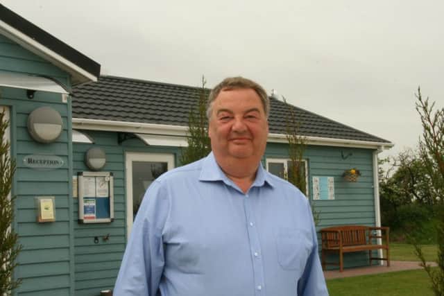 Owner Phil Manning at the award winning Wolds View Touring Park in Caistor EMN-160109-065046001