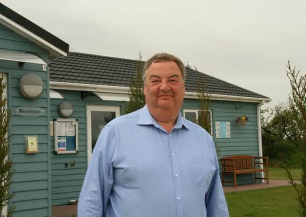Owner Phil Manning at the award winning Wolds View Touring Park in Caistor EMN-160109-065046001