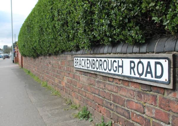 Brackenborough Road in Louth.