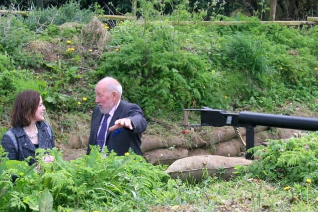 Victoria Atkins MP visits a trench.