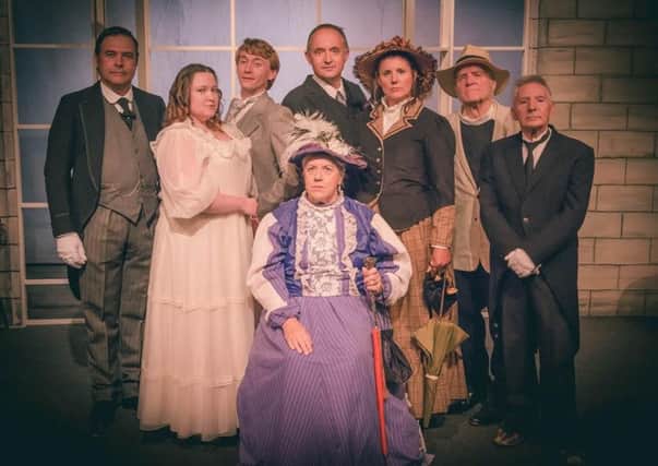 Sleaford Little Theatre cast in The Importance of Being Earnest. EMN-160830-161926001