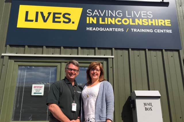 Dr Simon Topham (LIVES Clinical Director) and Nikki Silver (LIVES Chief Executive).