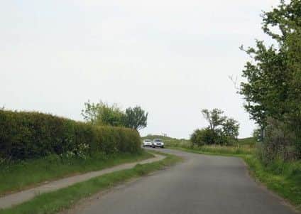 A new cycle path is being installed along Gibraltar Road, Skegness, which will see a significant upgrade to the existing footpath.. ANL-160509-112703001