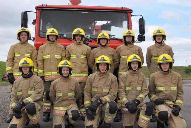 11 firefighters have completed their training at a Waddington training centre