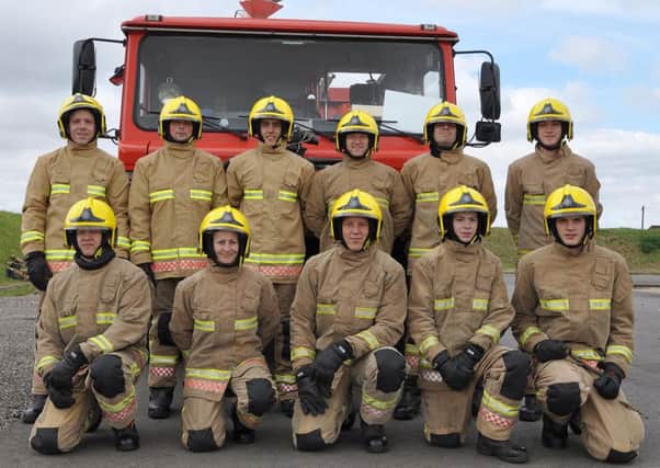 11 firefighters have completed their training at a Waddington training centre